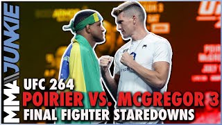 UFC 264: Poirier vs. McGregor 3 full fight card faceoffs