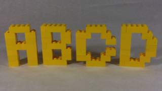 How To Build: LEGO Alphabet / Letters