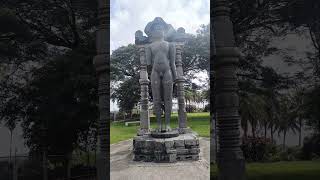 Statue of Bahubali at halebeedu, karnataka