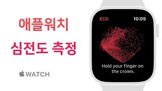 애플워치 심전도 측정방법 ECG EKG (미국직구) - 부정맥, 고지혈증, 고혈압, 심장마비 측정 불가