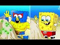 Spongebob vs Brawl Stars: Sand Castle War cartoon Animation