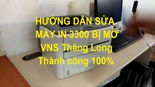 Hướng dẫn bảo dưỡng máy in canon 3300 bị mờ chữ, bảo dưỡng hộp quang