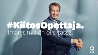 Peter Nyman: Kiitos, opettaja. #KiitosOpettaja