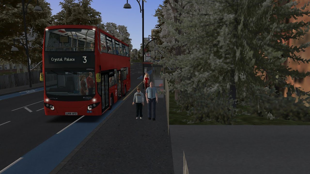 OMSI 2 | London | Route 3 Timelapse - YouTube