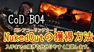 [COD BO4] 超レア隠しコーリングカード NukedOut(ニュークアウト)の獲得方法