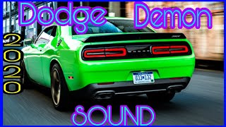 Dodge challenger STR Demon Sound 2020 // Dodge challenger Hetcall Sound aceleration 2020 español.