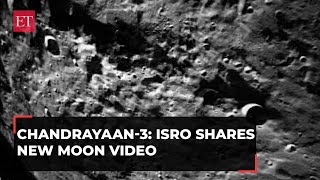 Chandrayaan-3: ISRO releases latest visuals of the moon