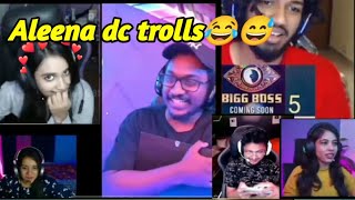 Aleena discord trolls reaction🤣😂|Cupcakegaming|#tkrp#discordtrolls