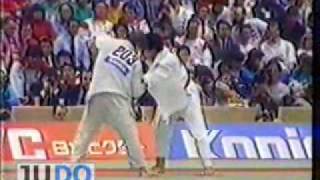 JUDO 1987 World Championships: Yosuke Yamamoto 山本 洋祐 (JPN) - Warren Rosser (AUS)