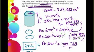 Optimization Example - Cylinder