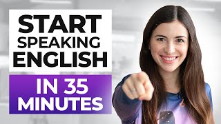 ALL the ENGLISH BASICS you need - Learn English IN 35 MINUTES