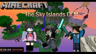 Minecraft Map The Sky Islands CTM Ft.KodomeTan IJ Froster Part 2 พีระมิดน้ำแข็ง