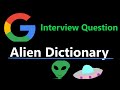 Alien Dictionary - Topological Sort - Leetcode 269 - Python