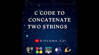 C Code to Concatenate two strings without using strcat() function