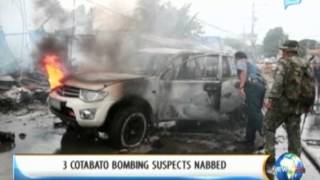 NewsLife: 3 Cotabato bombing suspects nabbed || August 6, 2013