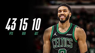 Jayson Tatum TOOK OVER in Chicago with EPIC 40-PT triple-double | December 22, 2024