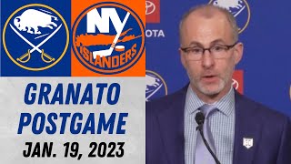 Don Granato Postgame Interview vs New York Islanders (1/19/2023)