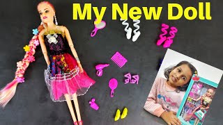 My new Doll ,doll unboxing video,  Rishti N Riomaa