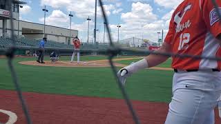 Joe Roth hitting part of 5 for 5 day at the Palomino World Series in Laredo Texa