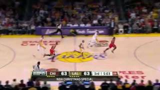 NBA Chicago Bulls Vs LA Lakers Game Recap 12/25/2011 - Rose Game Winner