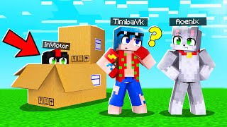 Me ESCONDO DENTRO DE UNA CAJA 📦😂 EL MEJOR ESCONDITE en MINECRAFT