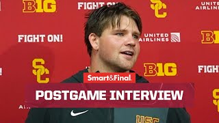 USC TE Walker Lyons | USC defeats Michigan, 31-13