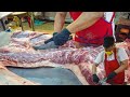 THE ULTIMATE KNIFE SKILLS - Butcher Entire A Pig - How to Butcher A Pig | Sharpest Knife Cutting EP2