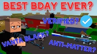 Verified in Krunker!?  Vanta Black!?  Anti-Matter!? - The Best Birthday Ever!!!