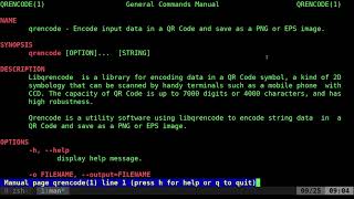 QR Barcodes Linux Shell qrencode Script BASH Tutorial