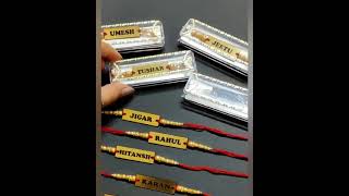 Buy Acrylic Name Rakhi | VBrothers_GiftingSolutions