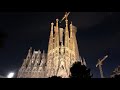 サグラダファミリア ライトアップ sagrada familia illumination 2021年11月05日