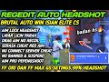 REGE FF AUTO HEADSHOOT⚡REGEDIT FF TERBARU ORI & FF MAX 2024 AIM LOCK 100% WORK ANTI BANNED