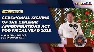 Ceremonial Signing of the General Appropriations Act for Fiscal Year 2025