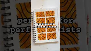 Easy Art Journaling Idea for Perfectionists #dailyart #sunandseasons