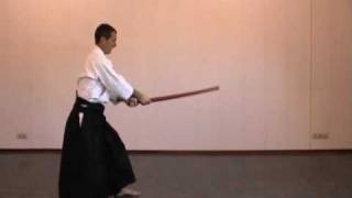 aikido instruction; ken suburi 4,5,6 and 7