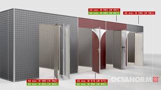 OCTANORM OCTAwall 40 - Door options