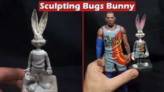 Sculpting Bugs Bunny From The New 'Space Jam 2' In Polymer Clay