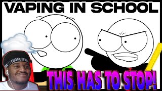 ChainsFR Caught Vaping In School REACTION