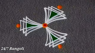 Diwali Rangoli Designs 2024 🌺 24/7 Rangoli 🌺 Latest Kolam 🌺 Easy Daily Muggulu Design 🍀 Cute kolam