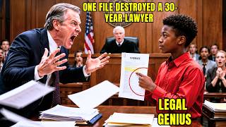 30-Year Lawyer Called the Black Kid “Uneducated” — Then He Tore Apart the Entire Case