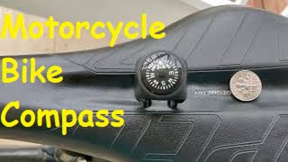 Compass for Bike or Motorcycle handlebars.  Never Lost.