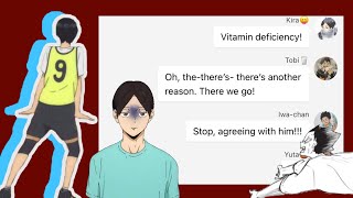 || Are you a sociopath? -DanPlan x Haikyuu skit || ft. KinKuniKage and Iwa