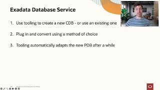 Migrating databases to multitenant architecture on Exadata cloud services