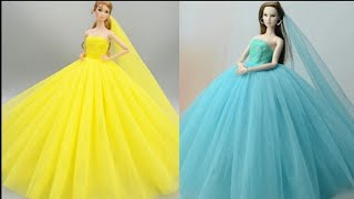 Elsa Doll Hair Transformation DIY Miniature Ideas for Barbie Wig, Dress, Faceup, And More!(5)