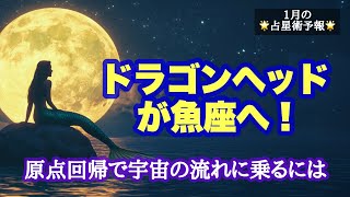 1月🌟魂の課題が魚座へ！原点回帰で流れに乗れる時