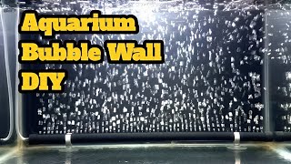 Aquarium bubble wall DIY | DIY aquarium air stone | Aerator air stone DIY