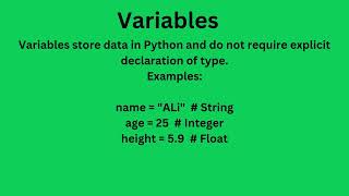 Python full course leture 1 variable and Datatype