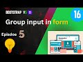 input group in bootstrap 5 | input group classes in form | bootstrap 5 full courese free