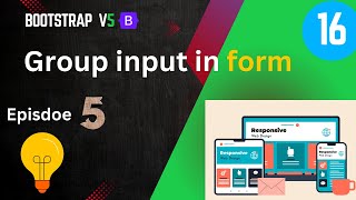 input group in bootstrap 5 | input group classes in form | bootstrap 5 full courese free
