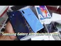 Unboxing Samsung Galaxy A70 Black and Blue colors